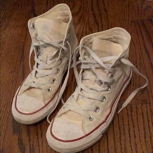 White high top converse